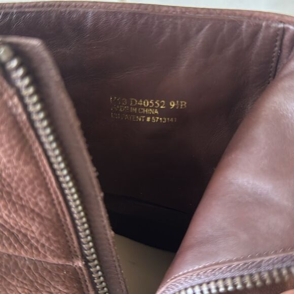 Cole Haan Cassidy Nike Air Chestnut Brown Nubuck Ankle Boots Heels Women’s 9.5B - Picture 11 of 12